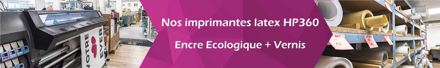 Machine impresssion latex bache personnalis�